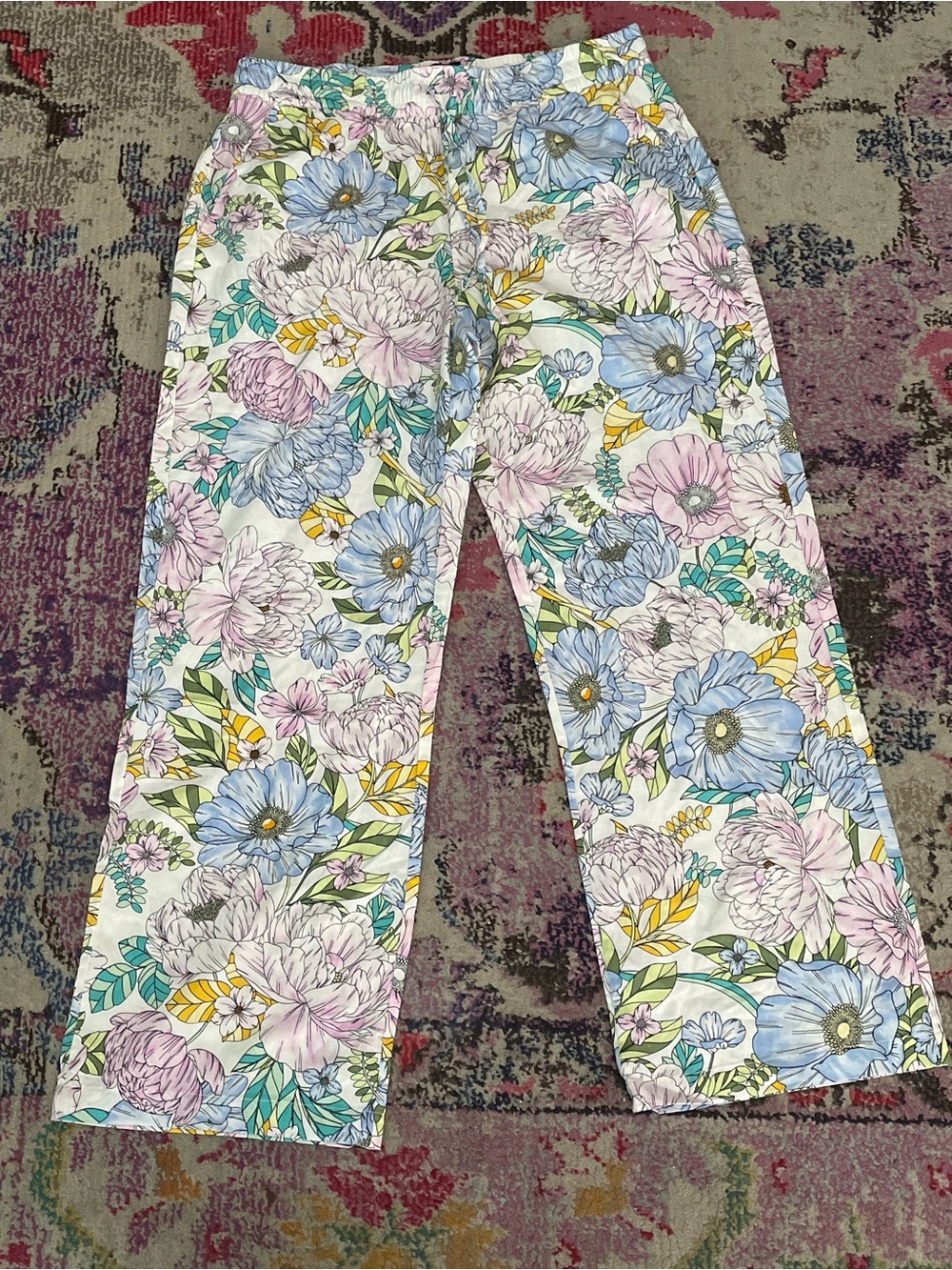 GAP Pastel Floral Elastic Waist Pyjama Pants